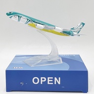 16 cm Diecast Metal Model Plane Toy BWIA West Indies A340 Miniature Replica