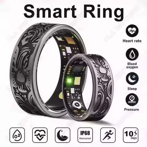 Smart Ring Heart Rate Blood Pressure Blood Oxygen Sleep Monitoring Step Counting Activity Tracking F