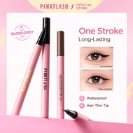 【Ready Stock】PINKFLASH Black Brown Eyeliner Evenly Pigmented Long Lasting Waterproof Eye Make Up