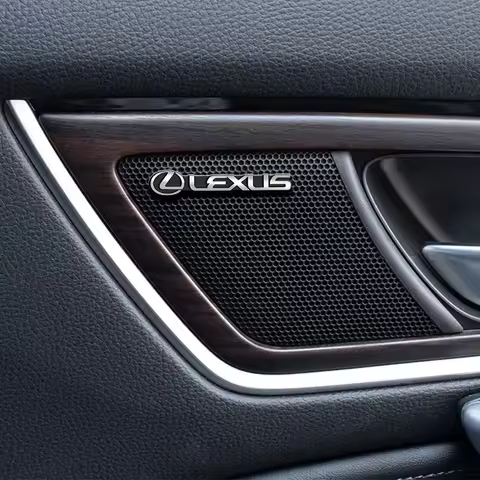 Emblems New Car Audio Decorate 3D Aluminum Badge Emblem Sticker For Lexus F SPORT IS250 IS200 CT200h