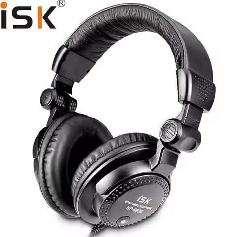 New ISK HP-960B headband headphone auriculares studio monitor dynamic stereo DJ headphones HD headse