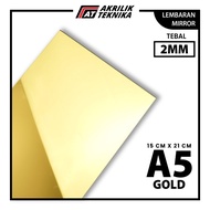 LEMBARAN AKRILIK / ACRYLIC MIRROR GOLD / AKRILIK EMAS 2MM 👍👍