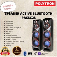 SPEAKER AKTIF POLYTRON PAS-8C28 BLUETOOTH RADIO