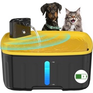5200mAh Dog Water Fountain Wireless,2.1GAL/8L Large Dog Water Fountain Battery Operated, Dog Water F