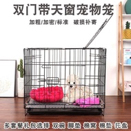 Dog Cage Small Dog Indoor Teddy Dog Cage with Toilet Medium Dog Cage Young Cat Cage Folding Rabbit Cage Chicken Coop