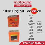 KOYOKO Motorcycle Lithium Battery Batteri Motor Moto Charge 6N4-2A-4 YB3L YB4L YB5L YTZ5S YTX5L YTX7