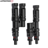 LEMONTREE 1 Pair T Branch Connector, 6000V Test Voltage MMF+FFM  String Splitter, Parallel Adapter C
