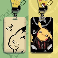 [SG] Cartoon Ezlink Card Lanyard Holder Retractable Keychain Pass Holder Student ID Tag Card Holder 