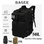 【SG Stock】50L/70L Capacity Men Military Large Backpack Waterproof bag Outdoor Hiking Camping Backpac