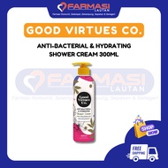 GOOD VIRTUES CO. (GVC) ANTI-BACTERIAL & HYDRATING SHOWER CREAM 300ML