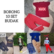 READY STOK SET BORONG BAJU BUDAK VIRAL