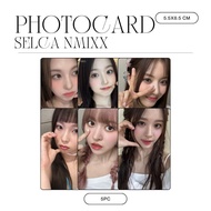 HOLOGRAM PHOTOCARD NMIXX SELCA MIDSUMMER 5 PCS KPOP CARDS UNOFFICIAL HAEWON SULLYOON JIWOO KYUJIN