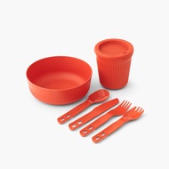 PASSAGE DINNERWARE SET 1P 6PC, color: orange