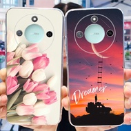 6.8'' Cover Honor X9c Smart Case Transparent Aesthetic Cute Cartoon Soft TPU Back Casing X9c Smart H