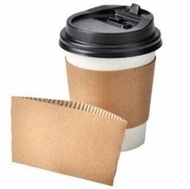 Sleeve Paper Cup 8oz Polos / Plus Sablon Custom Logo