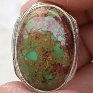 HIJAU Green Persian turquoise top green turquoise