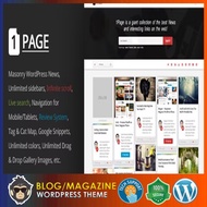 1Page - Masonry WordPress News / interesting links v4.5