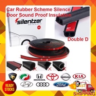 1 Roll Car Rubber Scheme Silence Noise Door Sound Proof Insulation 4.3M Double D