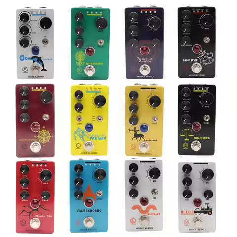 Mosky Effect Pedal King Rat Fuzz Distortion Overdrive Effect Guitar Pedal Marksman Drive Pedal Guita