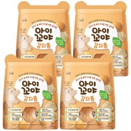 [Namyang] Ikkoya Potato Pong Baby Snack 13g x 4pcs Kids Healthy Crisps Korea Food Halal-Friendly