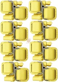 HLZ PRODUCT IGNITION COIL UF359 SET OF 8 COMPATIBLE WITH MERCEDES BENZ C43 C55 CL500 CL55 CLK430 CLK550 CLK55 CLS550 CLS55 E430 E500 E55 G500 G55 ML430 ML500 ML55 R500 S430 S500 S55 SL500 V8 M113