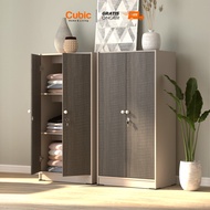 Cubic Lemari Kecil Minimalis / Almari Pakaian 2 Pintu / LUNA BL 120
