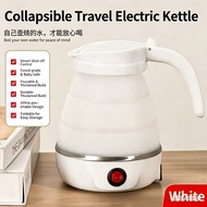 Folding water kettle, silicone electric kettle, portable kettle for boiling water, mini household ke