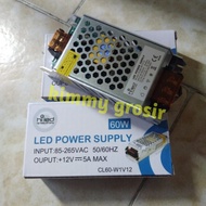Hiled 12V 5 ampere 60 watt indoor power supply adapter