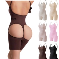 Shapewear shapewear Yoga Hipless Body Shaper Body Shaper Belly-tight-fitting One-piece Open Crotch S