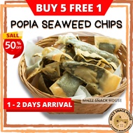 [Mnzz] Halal Seaweed Popia Crackers Crispy Crunchy Rumpai Laut Groceries Snacks Makanan Laut Keropok