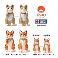 🇯🇵 日本直送🇯🇵  🇯🇵日本製🇯🇵 #2237 BEAMS JAPAN 中外陶園 × BEAMS JAPAN / 別注 日本昭和經典劇集【次郎的故事】限量版  陶器 招財貓  15cm / 10 c