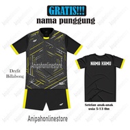 Habis [ Free Sablon Nama ] Baju Bola Anak Laki-Laki/ Jersey Futsal