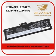 LENOVO L22M4PF3 L22D4PF3 L22B4PF3 L22X4PF3 FOR IdeaPad Pro 5 14APH8 BATTERY