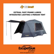 OZtrail Fast Frame Lumos Integrated Lighting 6 Person Tent