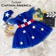 Captain American Costume | Captain America Costume Girl | Captain America Costume Dress | Captain Am