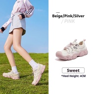 รองเท้าปีนเขาหนาและทนทานของผู้หญิง CAMEL CROWN รองเท้าผ้าใบเดินป่ากลางแจ้งพื้นหนาทันสมัยรองเท้าใส่เด