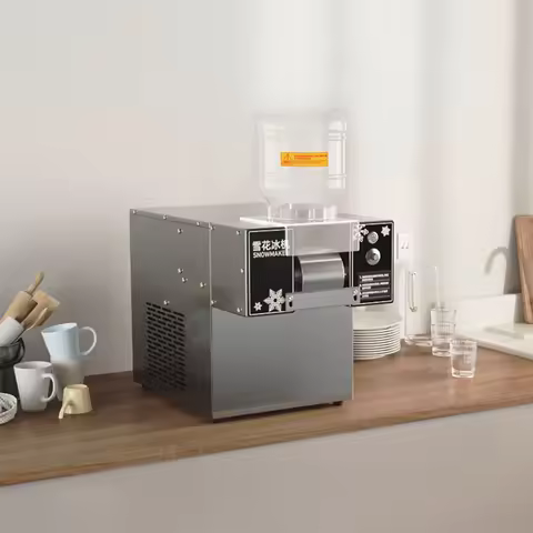 Mini Snow Ice Maker Shaver Machine Europe Snowflake Ice Machine Korea Bingsu Machine Snowflake Ice S