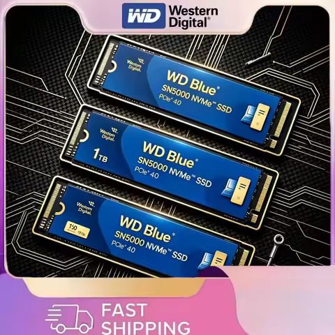 New Arrival Compact Western Digital WD Blue SN5000 PCIe Gen4 NVMe M.2 2280 SSD 1TB 2TB Replacement I