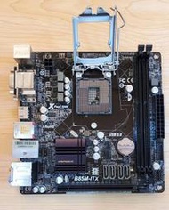 【免運】二手美品 華擎ASRock B85M-ITX  Intel 4代 1150 ITX主機板