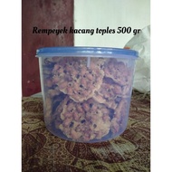 peyek kacang bulat khas jogja rempeyek kacang tanah 1 kg