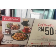 voucher secret recipe RM50 expiry 30 September 2024