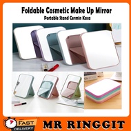 Mr Ringgit Foldable Cosmetic Make Up Mirror Portable Stand Cermin Kaca
