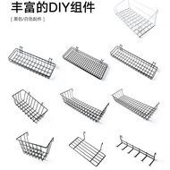 Grid Shelf Wall Shelf Snack Grid Sheet Grid Wall Hanging Grid Board Accessories Iron Grid Photo Wall