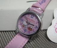 Hello kitty watch 可愛時尚粉彩色系造型皮帶腕錶 LK570LWVV