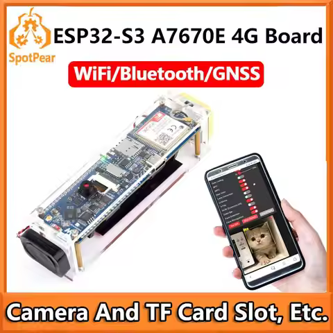 Waveshare ESP32-S3 A7670E 4G development board supports LTE Cat-1/2G/GNSS positioning/WiFi/Bluetooth