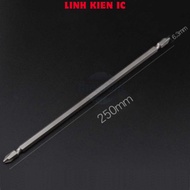 PH2 Screwdriver Bit 2 Bake Cross Heads 6.3mm Length 250mm Linhkien IC