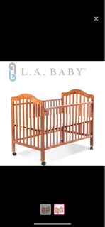 L.Ababy嬰兒床 附ikea嬰兒床墊（二手）