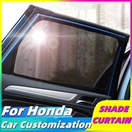 Magnetic Car Window Shade Sunshade for Honda Vezel/HRV 2021-2024 Accessories Anti-mosquito Car Curtains Sun Protection