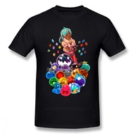 Slime Rancher T Shirt Pile O Slimes T-Shirt Streetwear Short Sleeve Tee Shirt Men 100% Cotton Graphic Awesome Tshirt