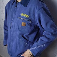 Stussy x Carhartt WIP Detroit Jacket J97聯名款美式潮流復古工裝水洗帆布夾克外套